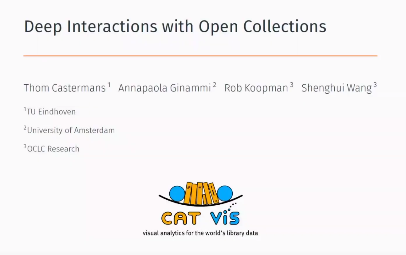 Deep-interactions with Open Collections (video)