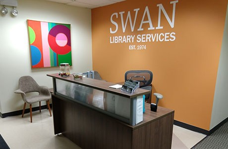 SWAN Library Services front desk SWAN Library Services front desk.